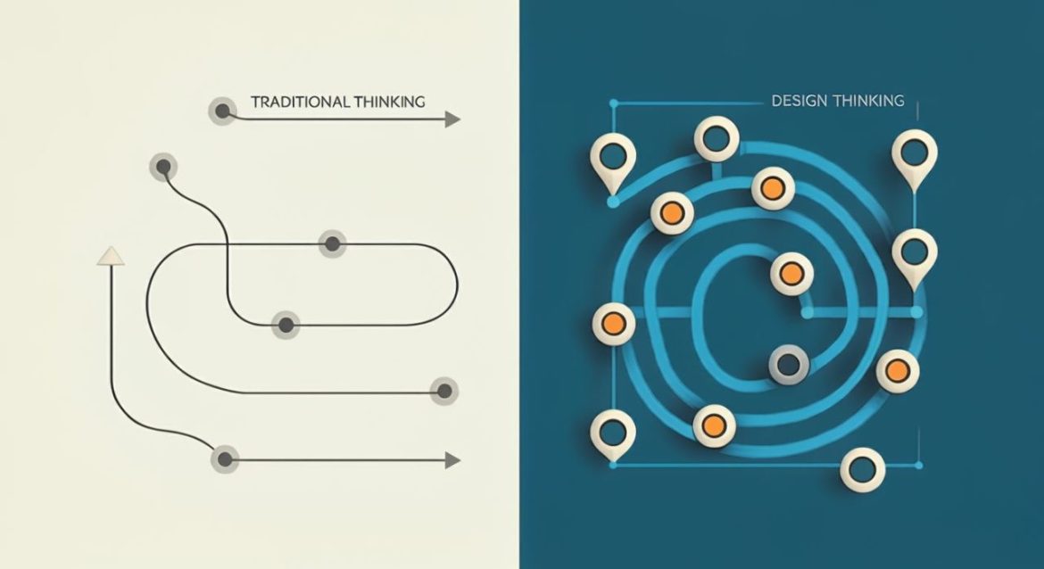 デザイン思考と従来型ビジネス思考の違い