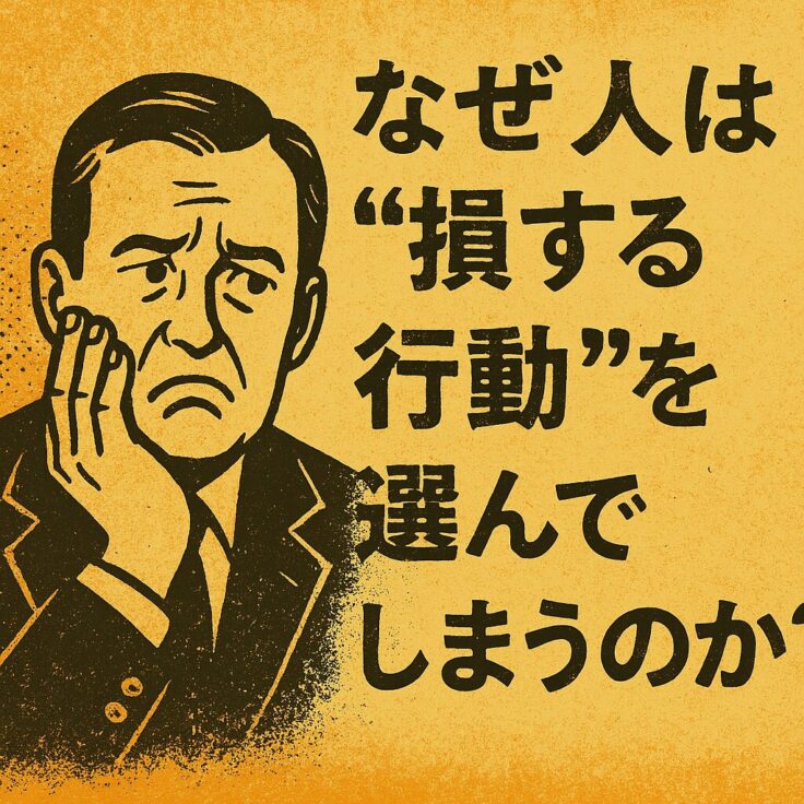 なぜ人は“損する行動”を選んでしまうのか？