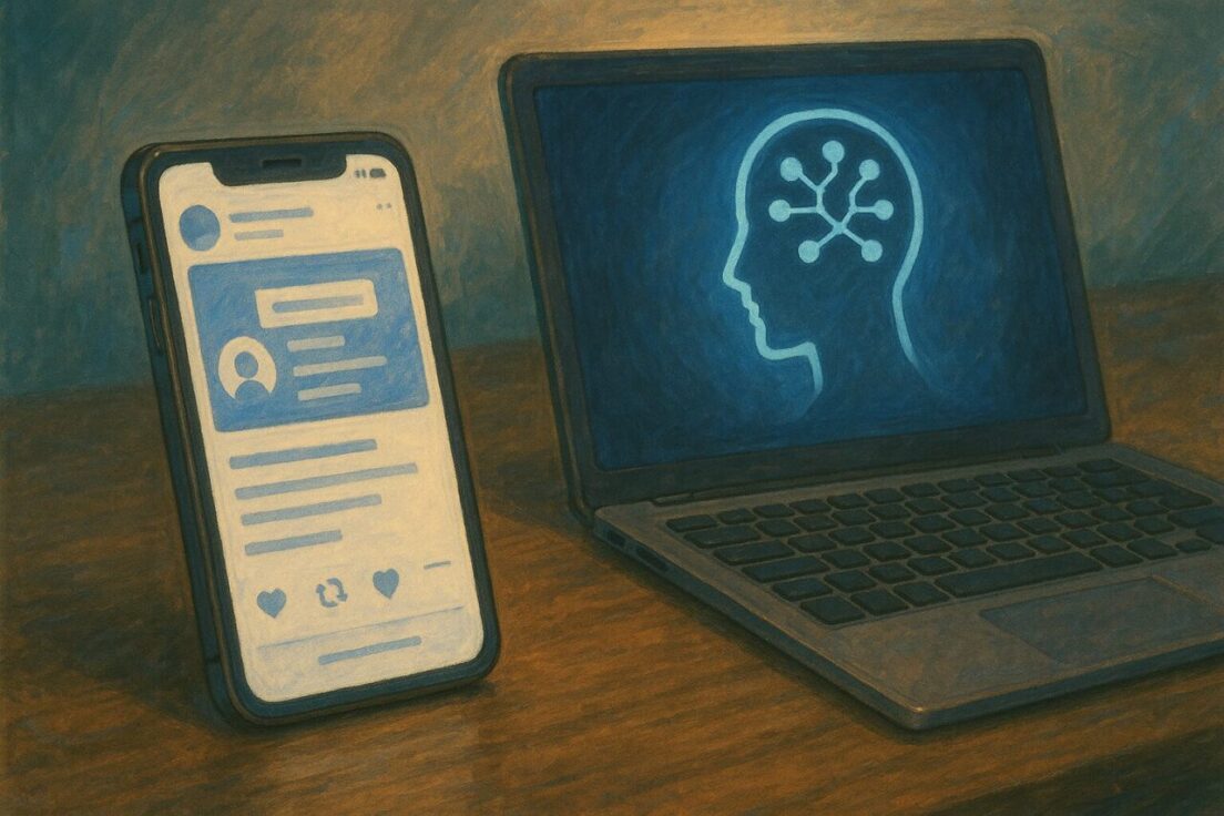 SNSとAI──虚構を“外に出して編集する”ツールたち