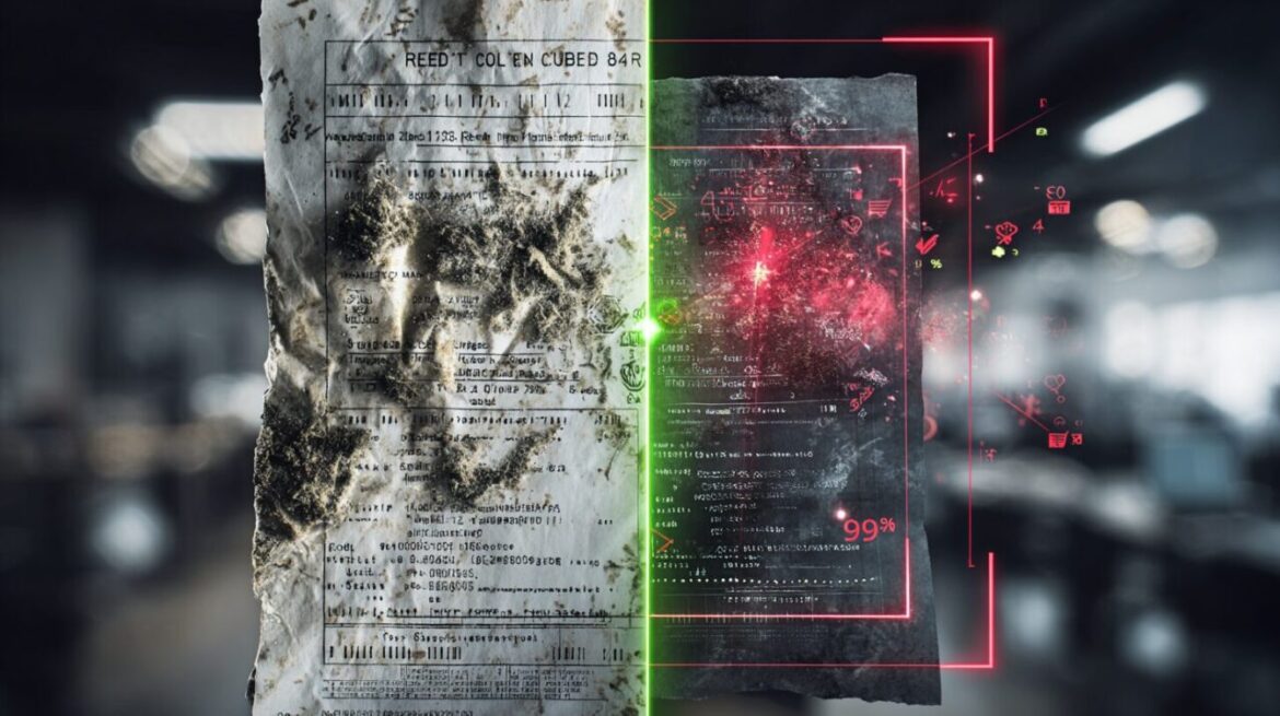 レシートの状態とOCR精度の関係