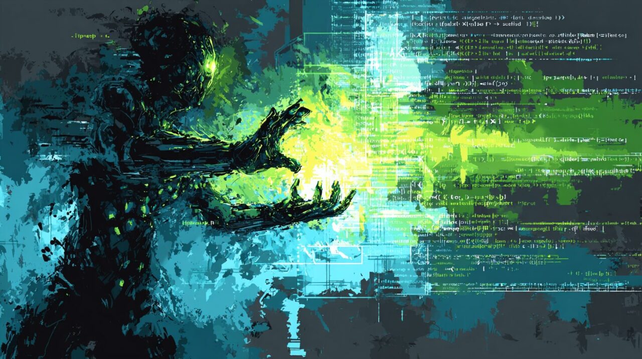 AIがHTML資料を自動生成するイメージ