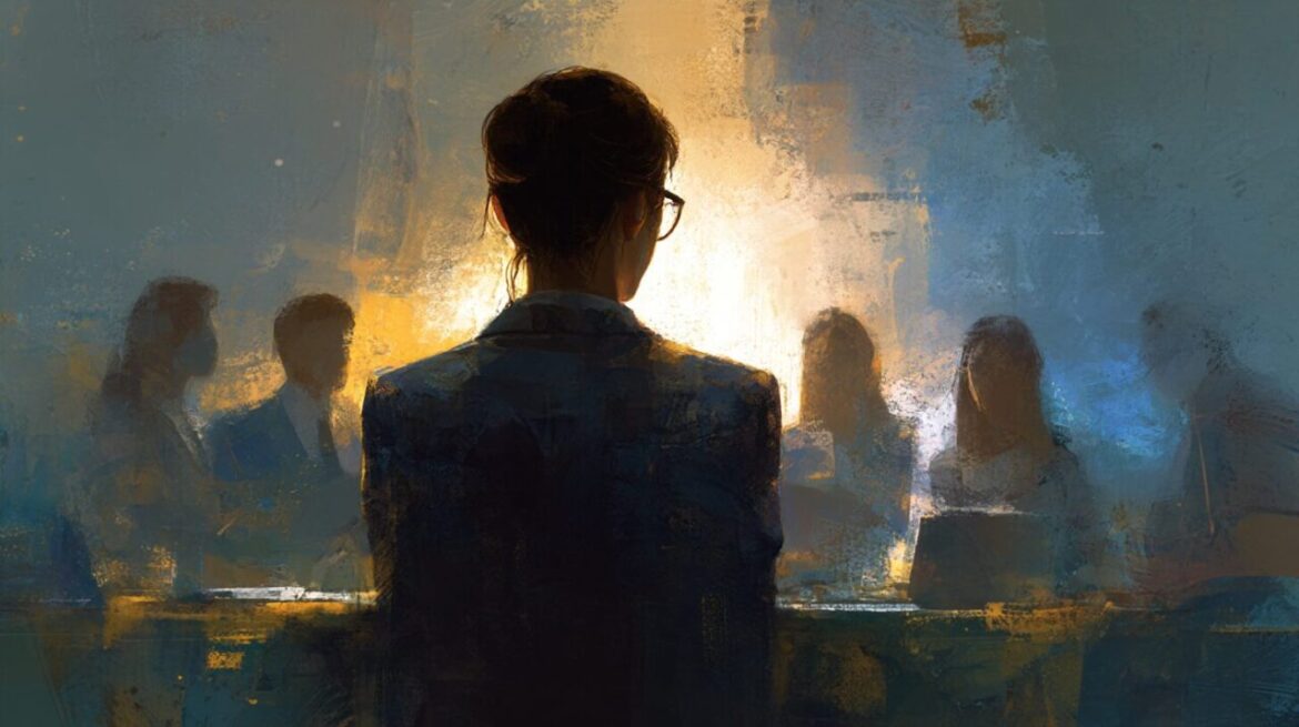 ENTJが支配から設計へと意識を切り替える過程を象徴するイラスト