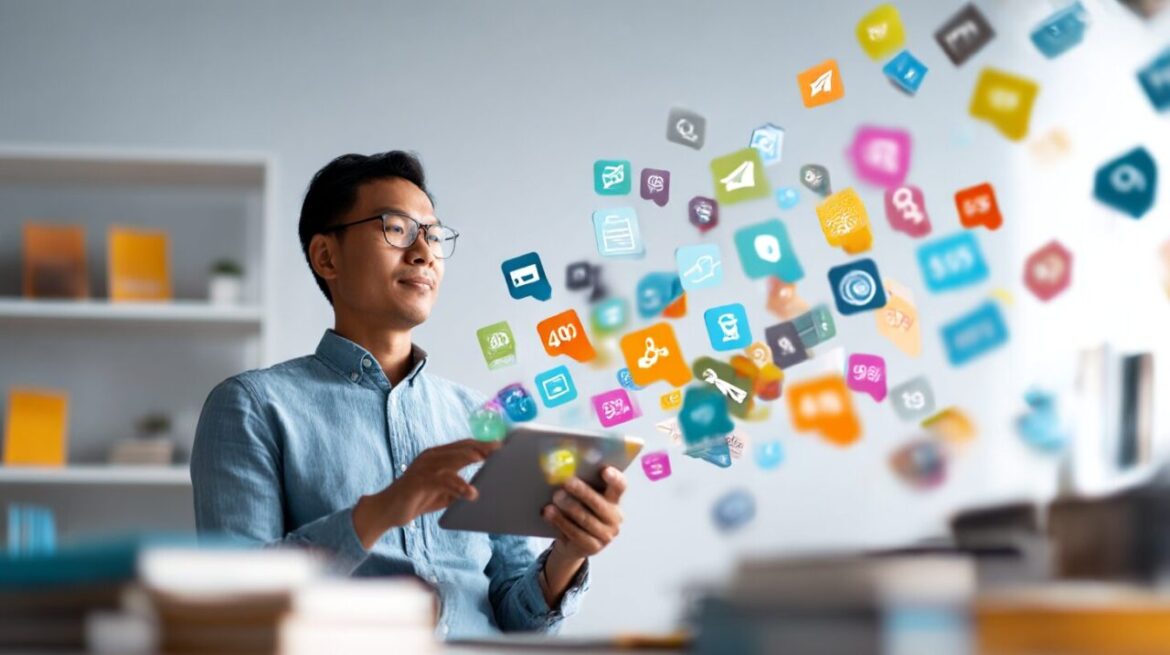 低価格で複数のビジネスツールを提供する新しいビジネスモデルのイメージ
