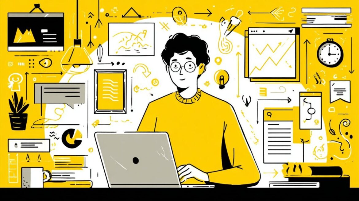 実験的に動きながら学ぶINTPの行動モデルを表したイラスト