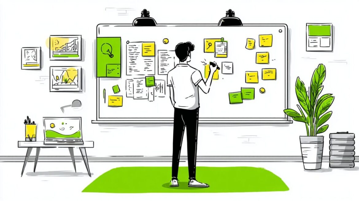 行動しながら理解を深めるINTPの心理戦略を描いたイラスト